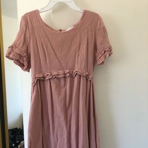 Moments Made Dusty Rose Dress